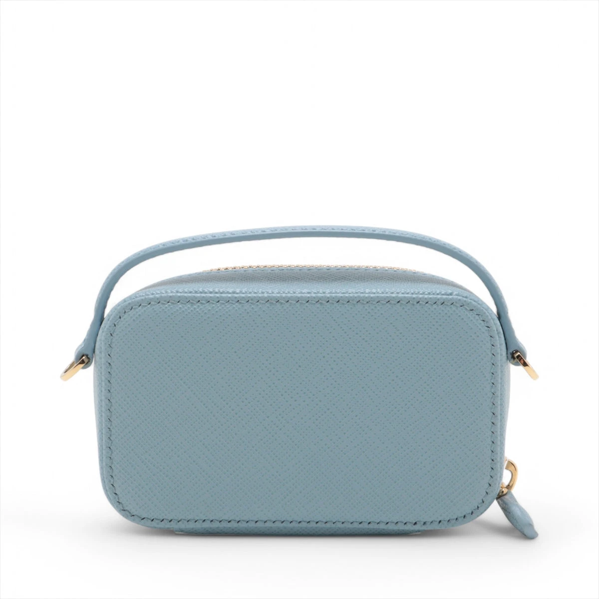 中古 プラダ PRADA 1ER025_QHH_F0076 レディース ショルダーバッグ ライトブルー サフィアーノレザー プラダ サフィアーノ 2WAYショルダーバッグ ライトブルー 1NR025