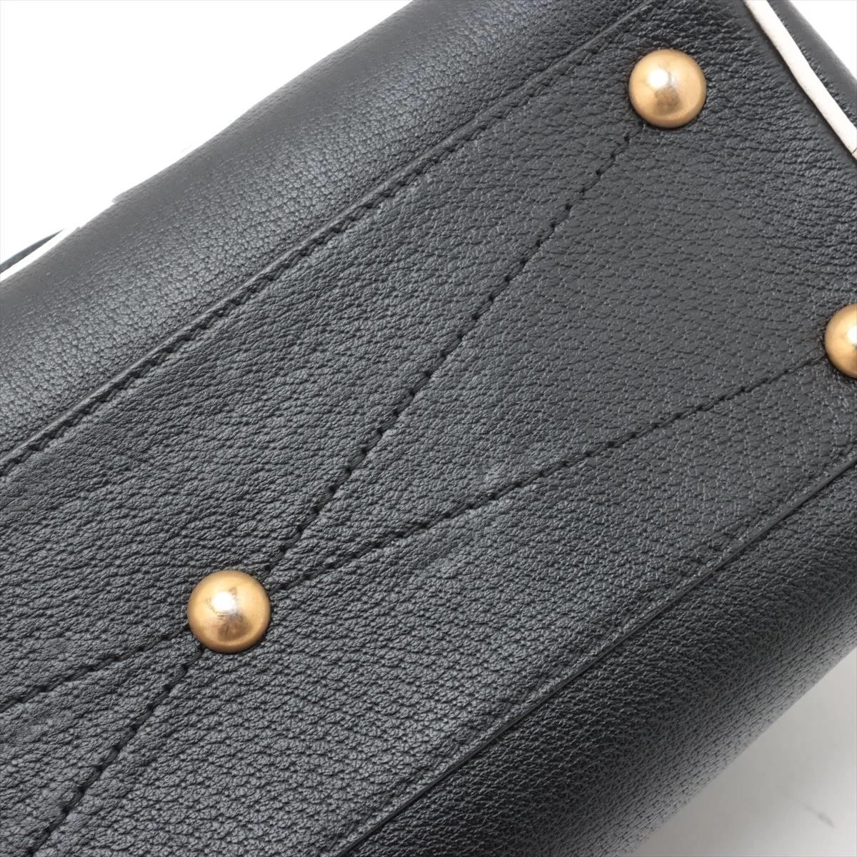 グッチ×アディダス ミニダッフル レザー 2WAYハンドバッグ ブラック 
