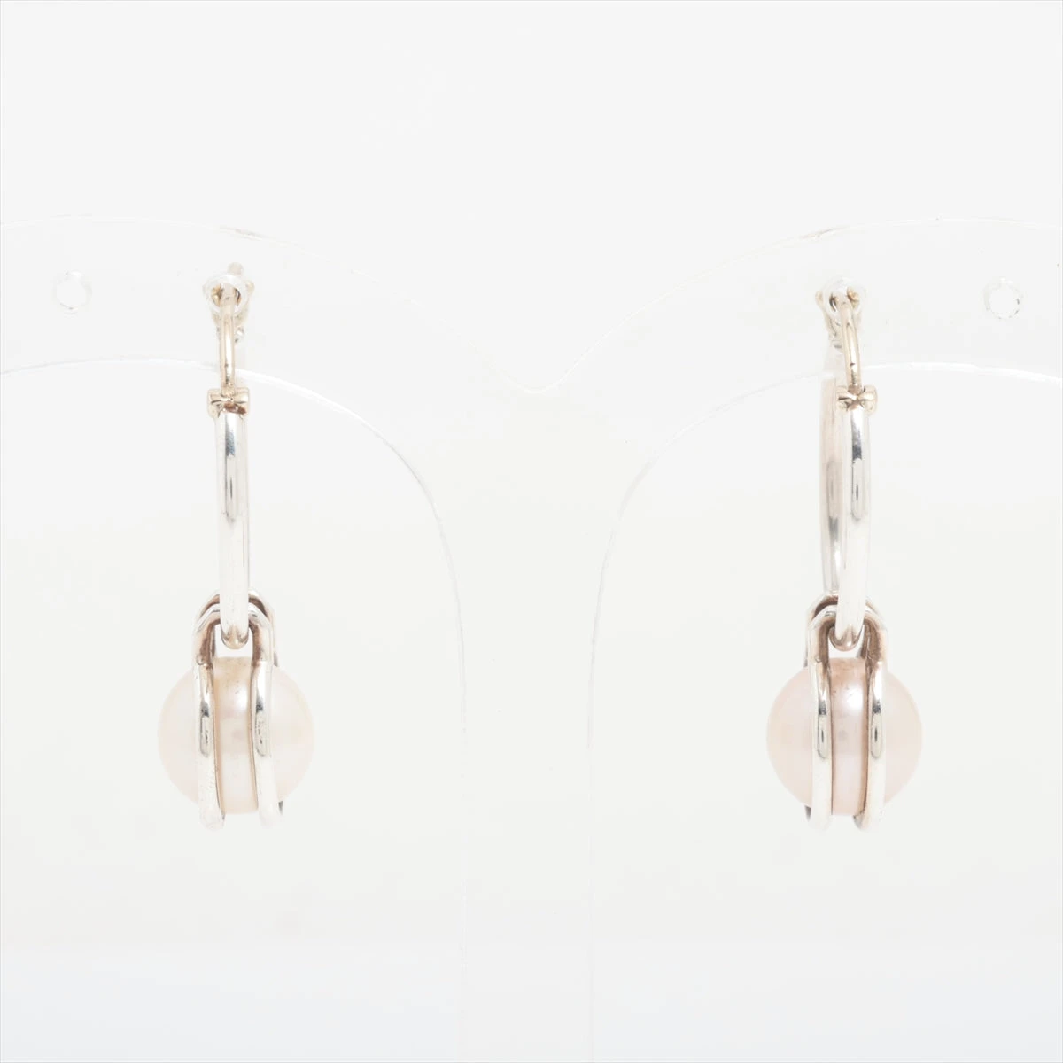 Tiffany ハードウェアパールフープピアス美品 ピアス