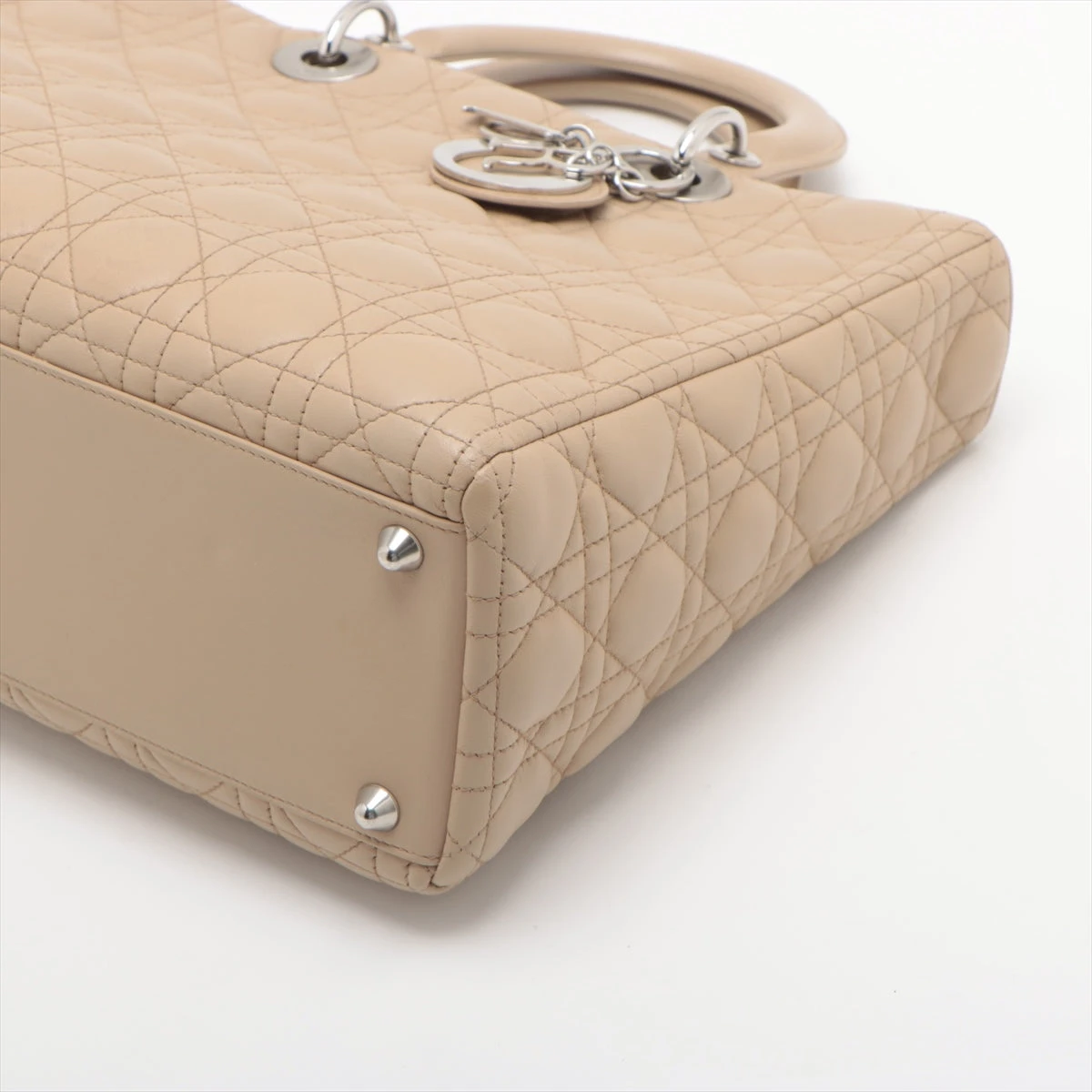 クリスチャンディオール レディディオール カナージュ ラージ レザー