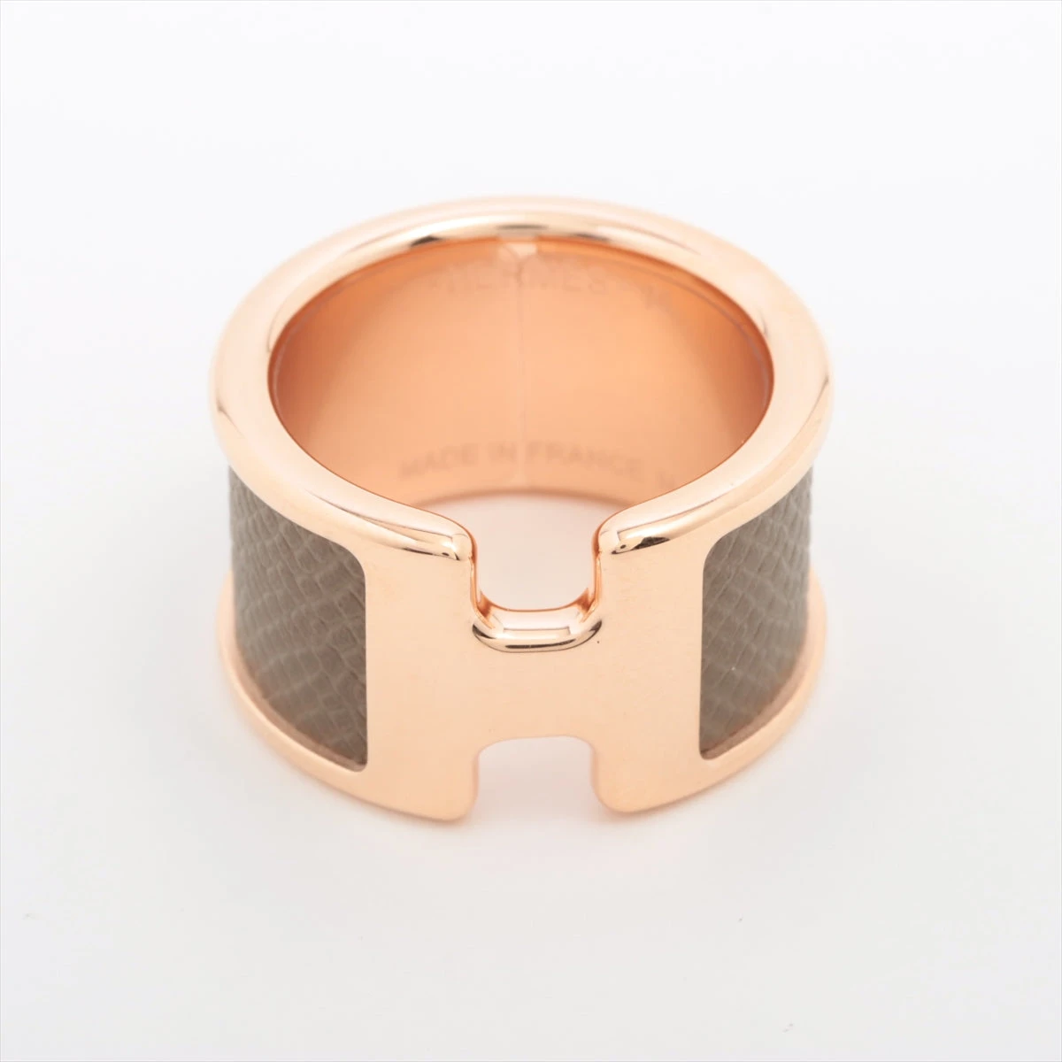 HERMES エルメス リング オランプ PM エトゥープ ピンクゴールド