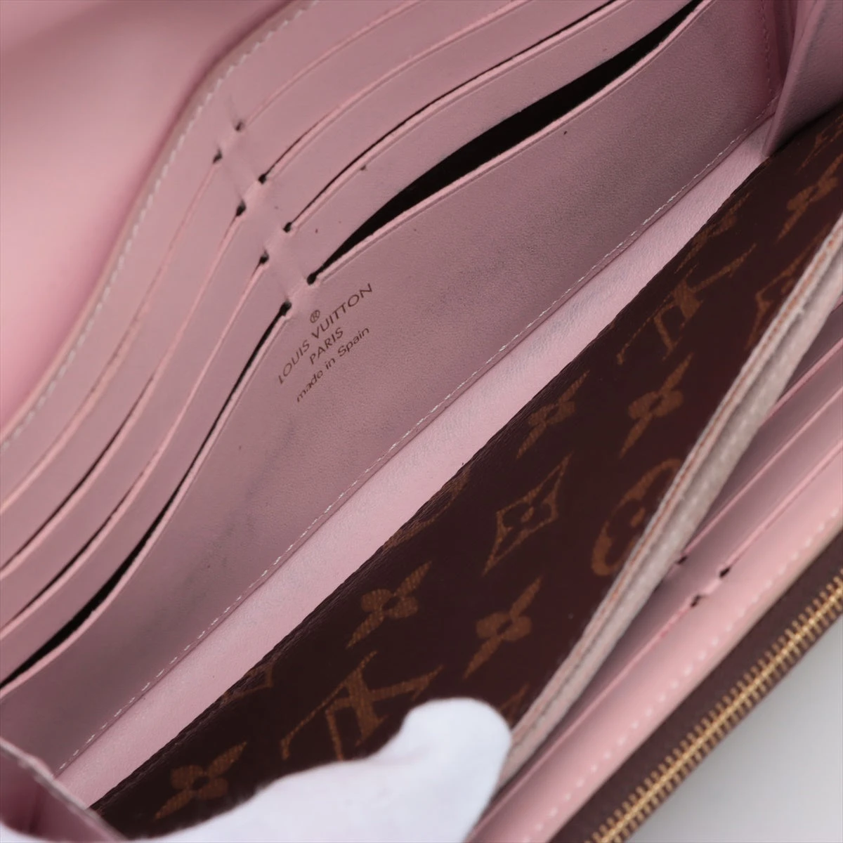 ヴィトン モノグラム ポルトフォイユフロール M64586 ローズバレリーヌ