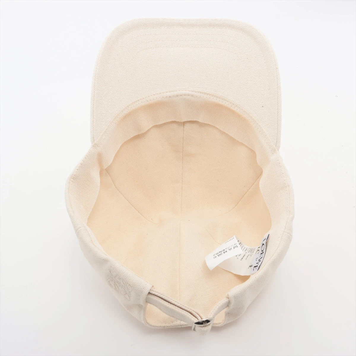 22時まで値下げ　ロエベ　帽子　キャップ　オフホワイト　夏 22時まで値下げ ロエベ 帽子 キャップ オフホワイト 夏