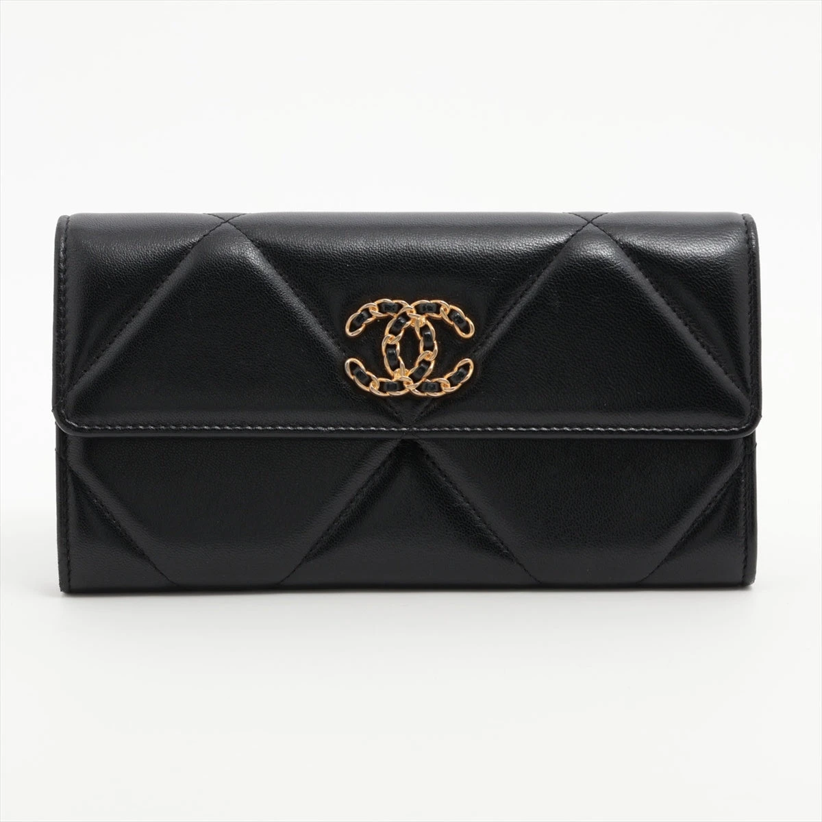 【2459】リクエスト値下げ！ CHANEL ✴︎ ロングウォレット ラムスキン 2459】リクエスト値下げ！ CHANEL ✴︎ ロングウォレット ラムスキン