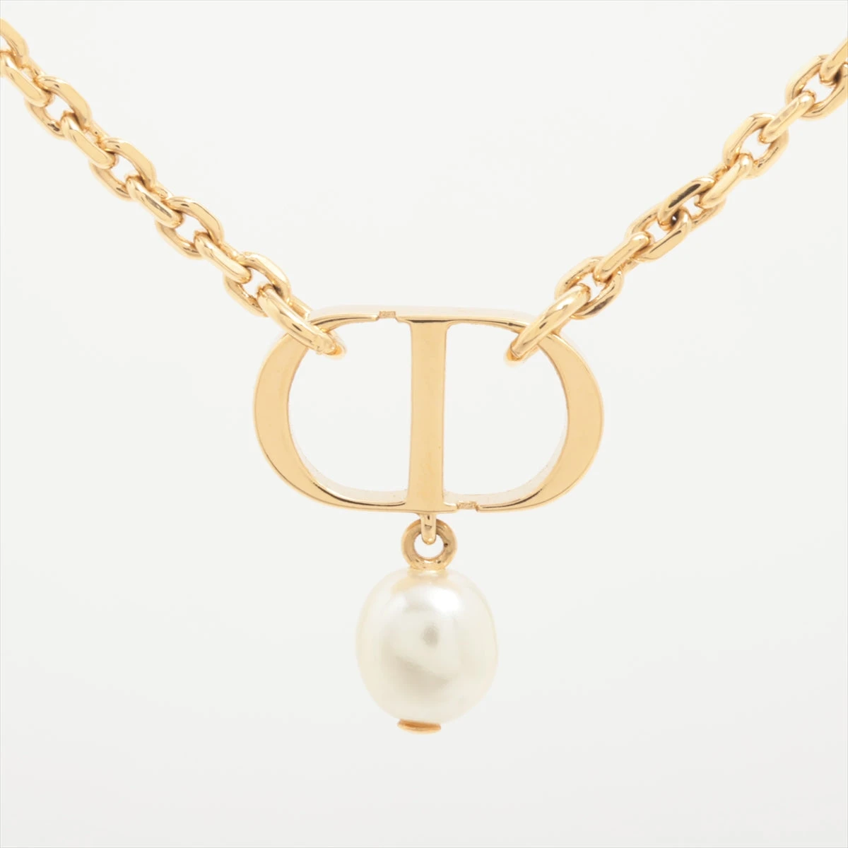 2872【保存箱付き　美品】　現行　Dior　ネックレス　オブリーク　CD　希少 2872【保存箱付き 美品】 現行 Dior ネックレス オブリーク CD 希少