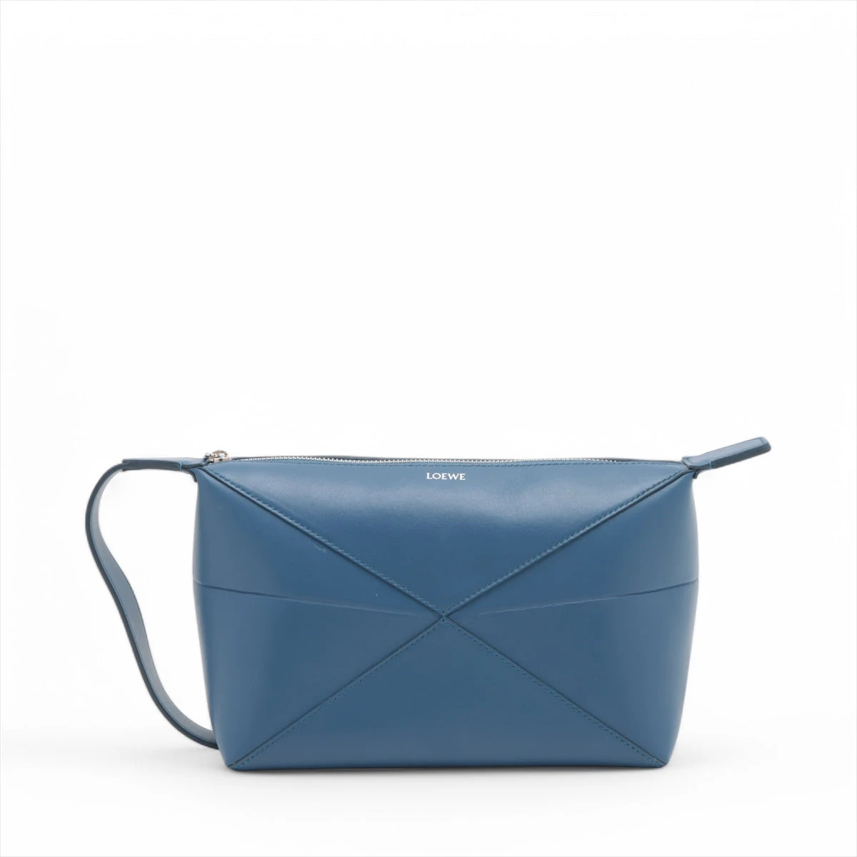 ロエベ パズルフォルド ウォッシュバッグ レザー ハンドバッグ