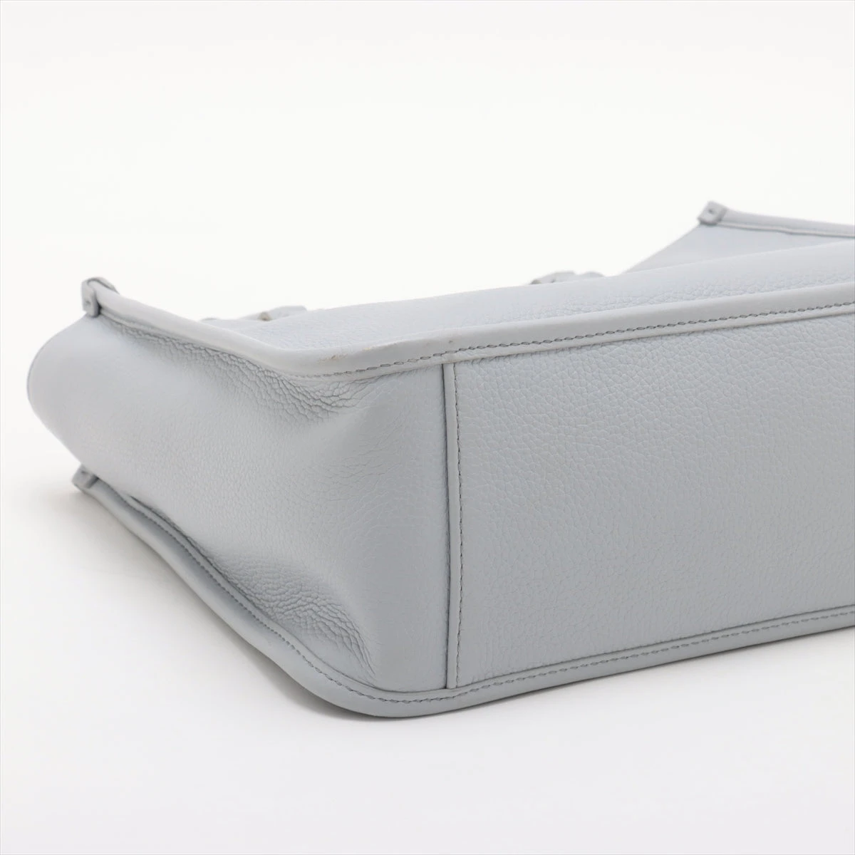 ミュウミュウ ヴィッテロダイノ レザー 2WAYショルダーバッグ ブルー