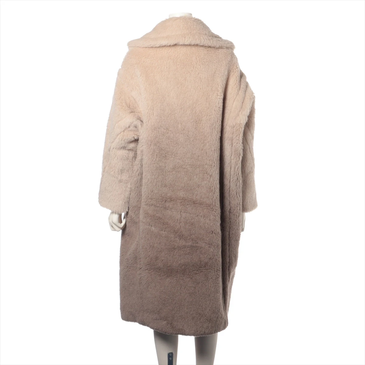 Max Mara ベージュ ロング フーディーコート アルパカ Max Mara ベージュ ロング フーディーコート アルパカ