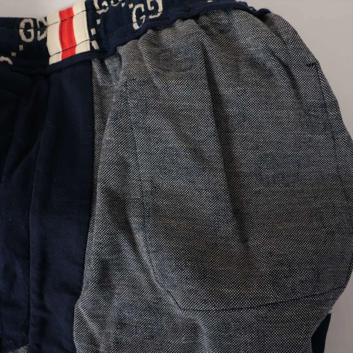 グッチ GGジャカード コットン ショートパンツ XL メンズ ネイビー 