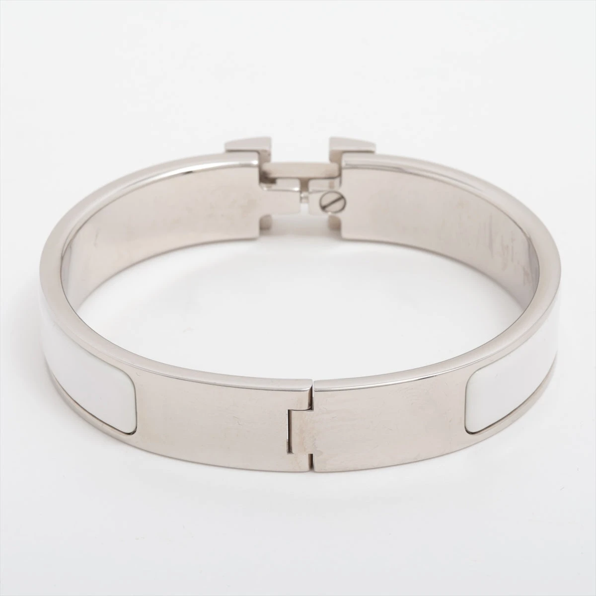 ‼️美品‼️HERMES ホワイトエナメル バングル 楽天市場】【中古】HERMES エルメス クリックH PM ブレスレット