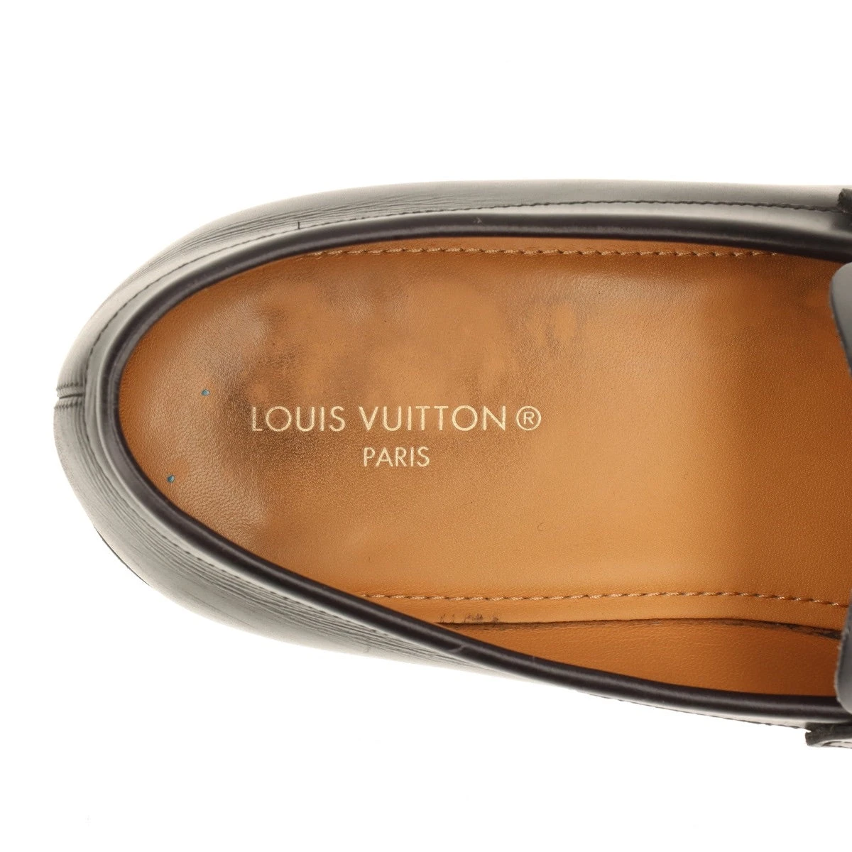 ヴィトン グローブライン 21年 レザー ローファー 8 1/2 メンズ