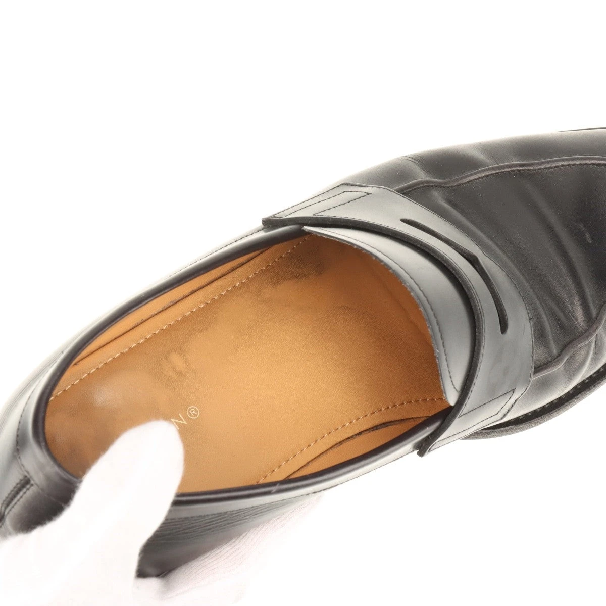 ヴィトン グローブライン 21年 レザー ローファー 8 1/2 メンズ