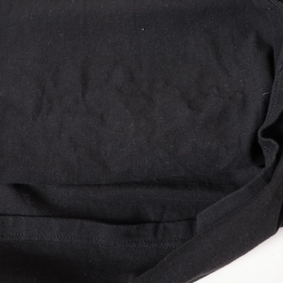 シュプリーム 24SS コットン ロングTシャツ M メンズ ブラック SAINT 