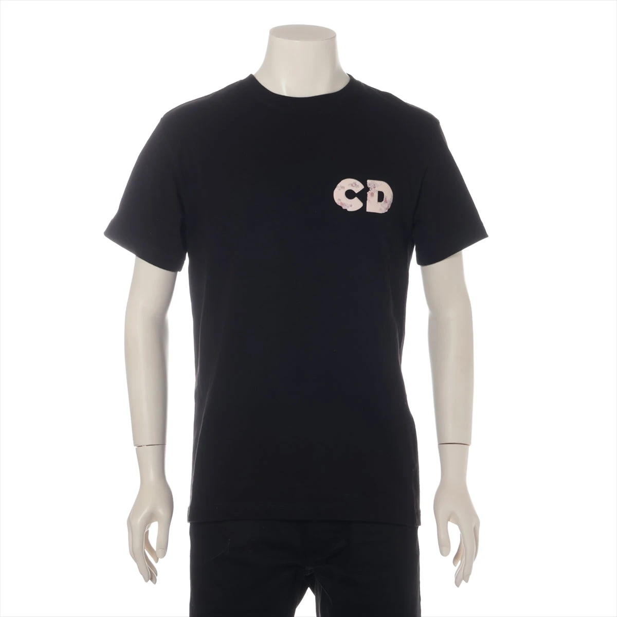 ディオール コットン Tシャツ XS メンズ ブラック 023J615C0554