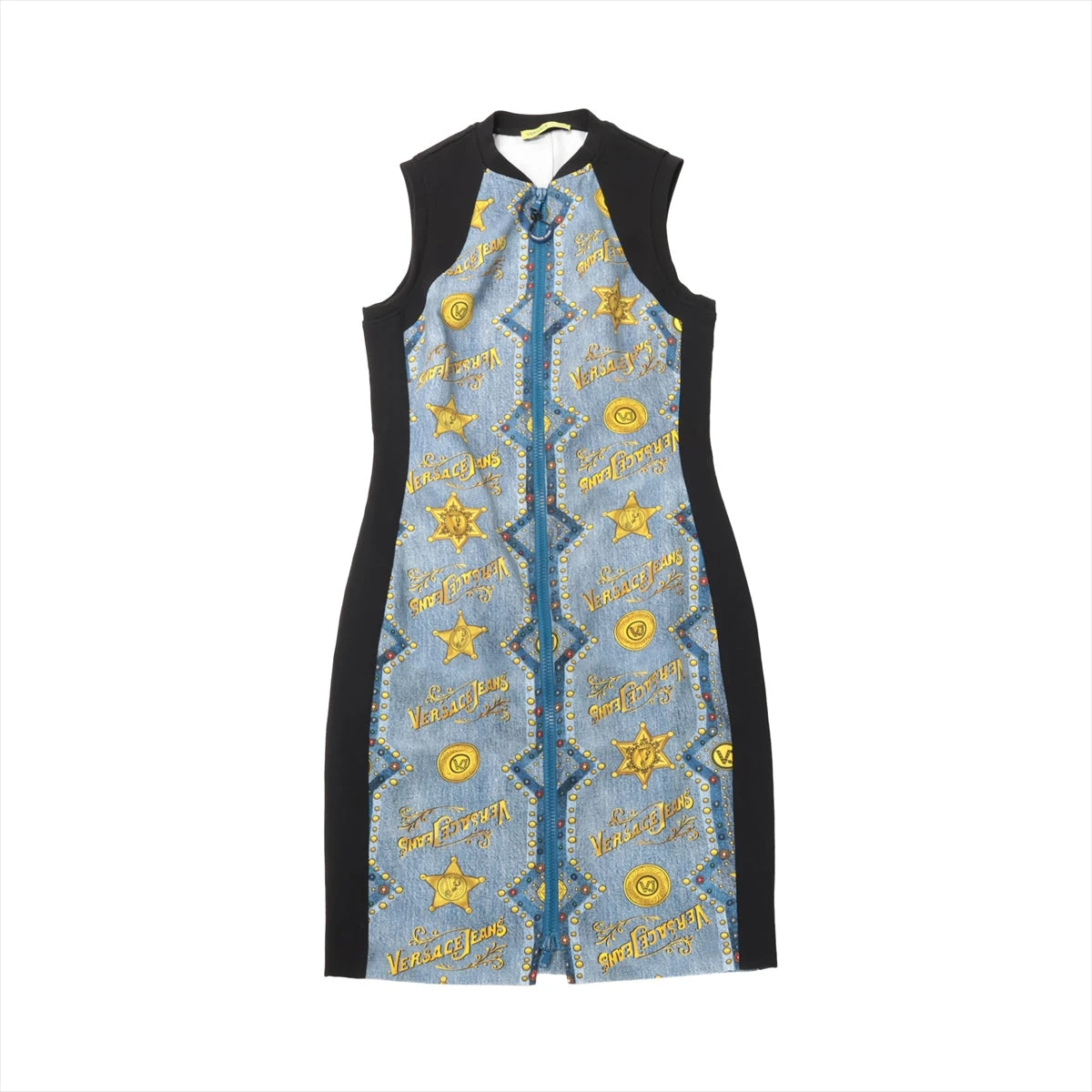 ヴェルサーチェ☆ノースリーブワンピース VERSACE - ワンピース ノースリーブ ノースリーブワンピース