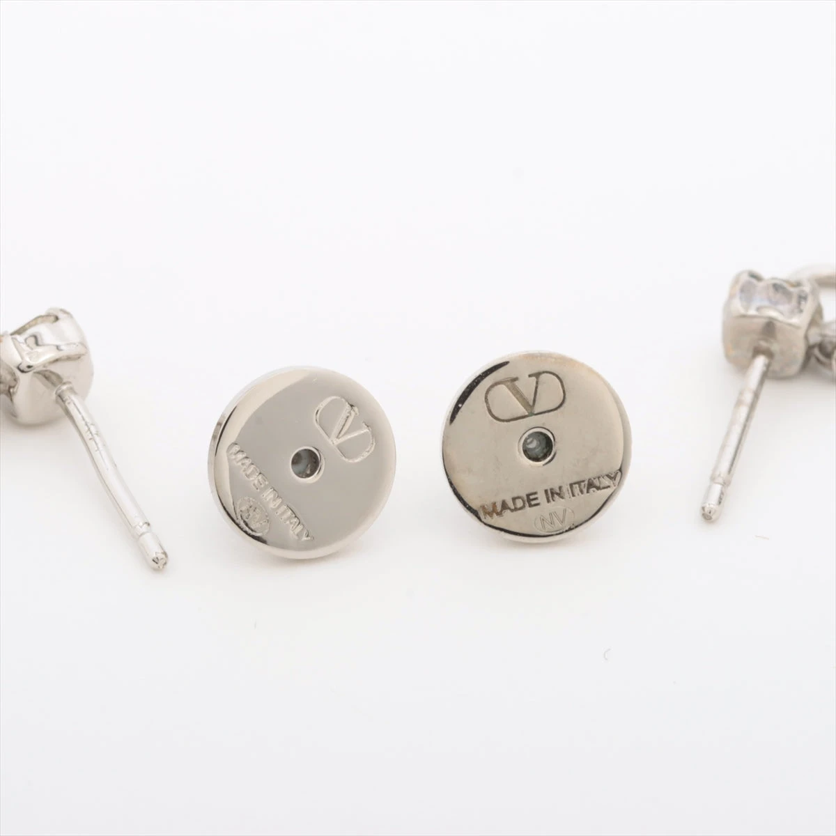 【超美品】ヴァレンティノシルバーピアス ヴァレンティノ ピアス(両耳用) GP シルバー A3470358｜中古ブランド品