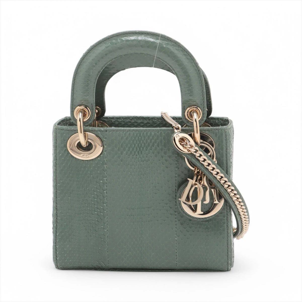 新品 未使用 クリスチャンディオール 手袋 グローブ グリーン 緑 カシミヤ Christian Dior Pre-Owned レディ ディオール 2way バッグ