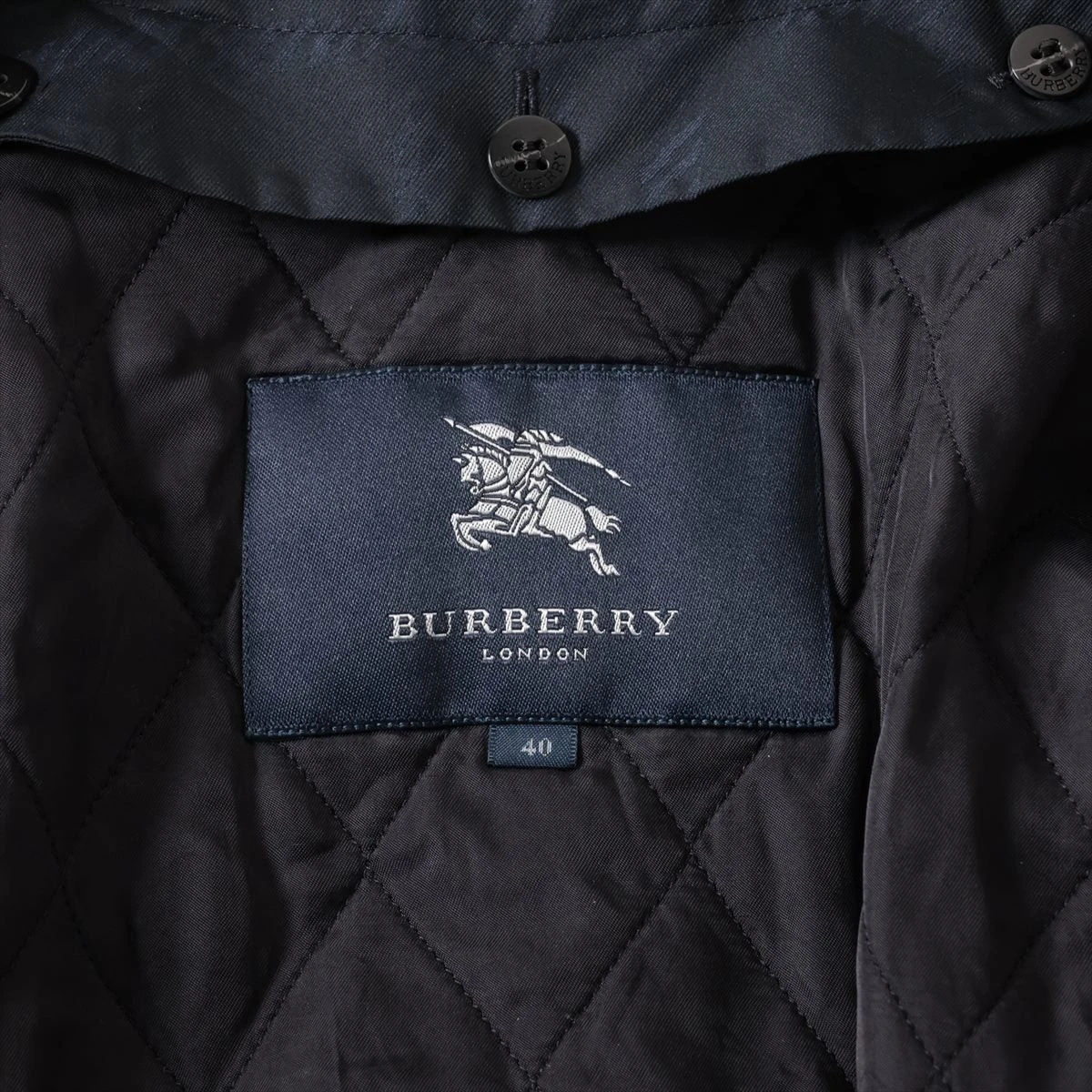 【未使用級】BURBERRY LONDON ライナー付ステンカラーコートネイビー ✨極美品✨Burberrys バーバリーズ ステンカラーコート ライナー
