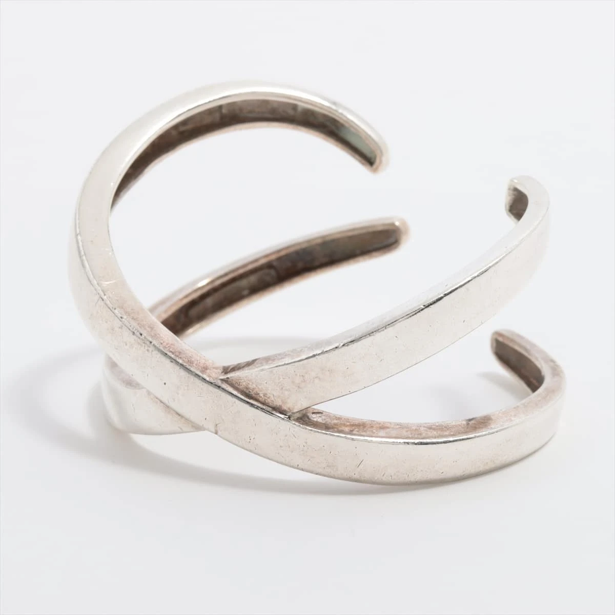 ティファニー キス バングル 925 31.8g シルバー A1305074｜中古