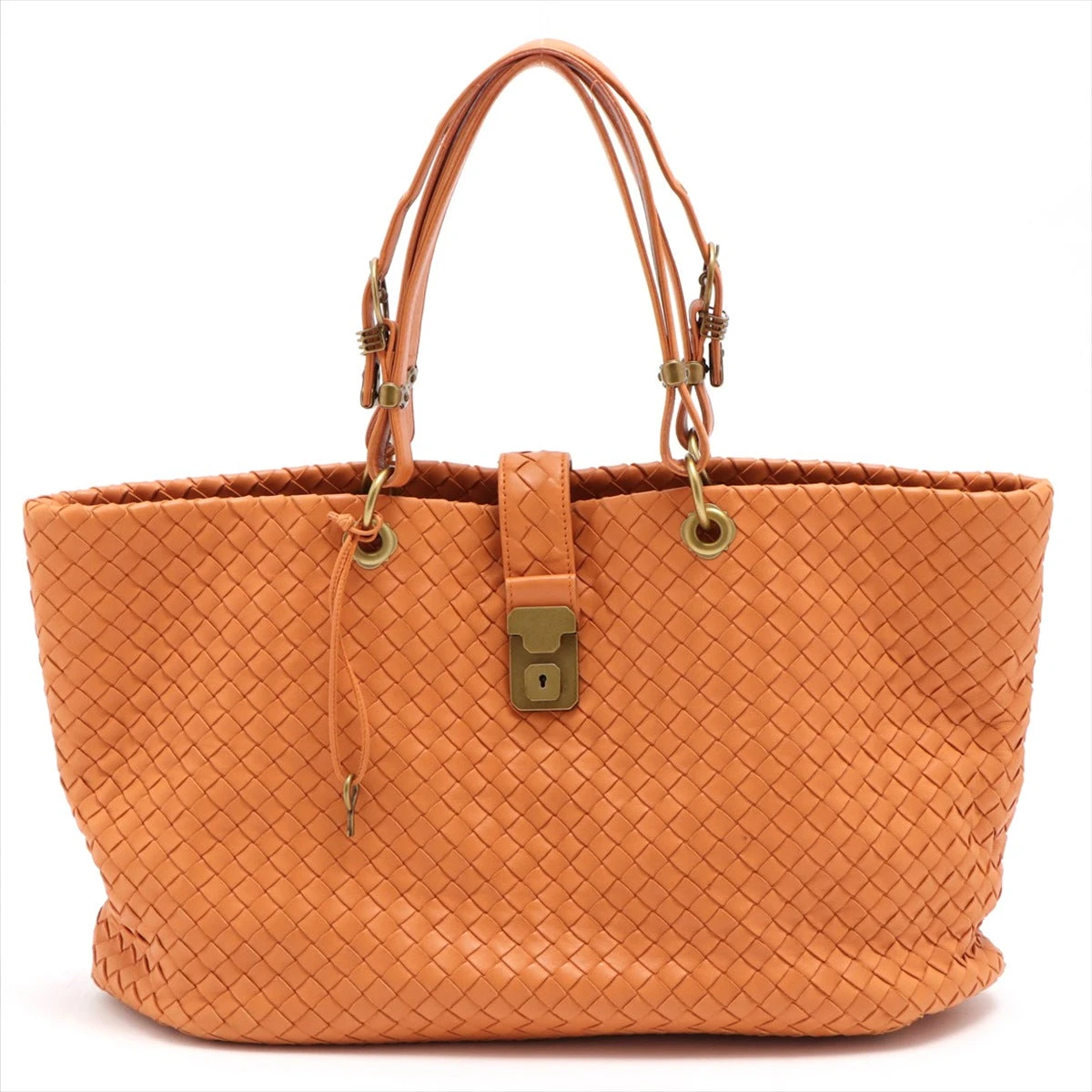 【満寿子/BOTTEGA VENETA】イントレチャートバッグ オレンジ 満寿子/BOTTEGA VENETA】イントレチャートバッグ オレンジ